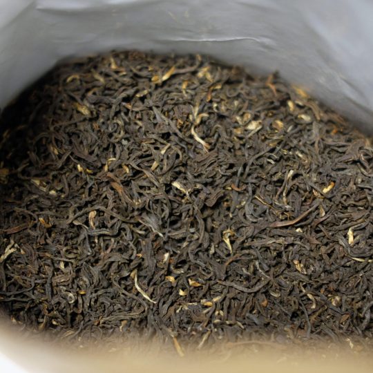 Zwarte Assam thee uit India