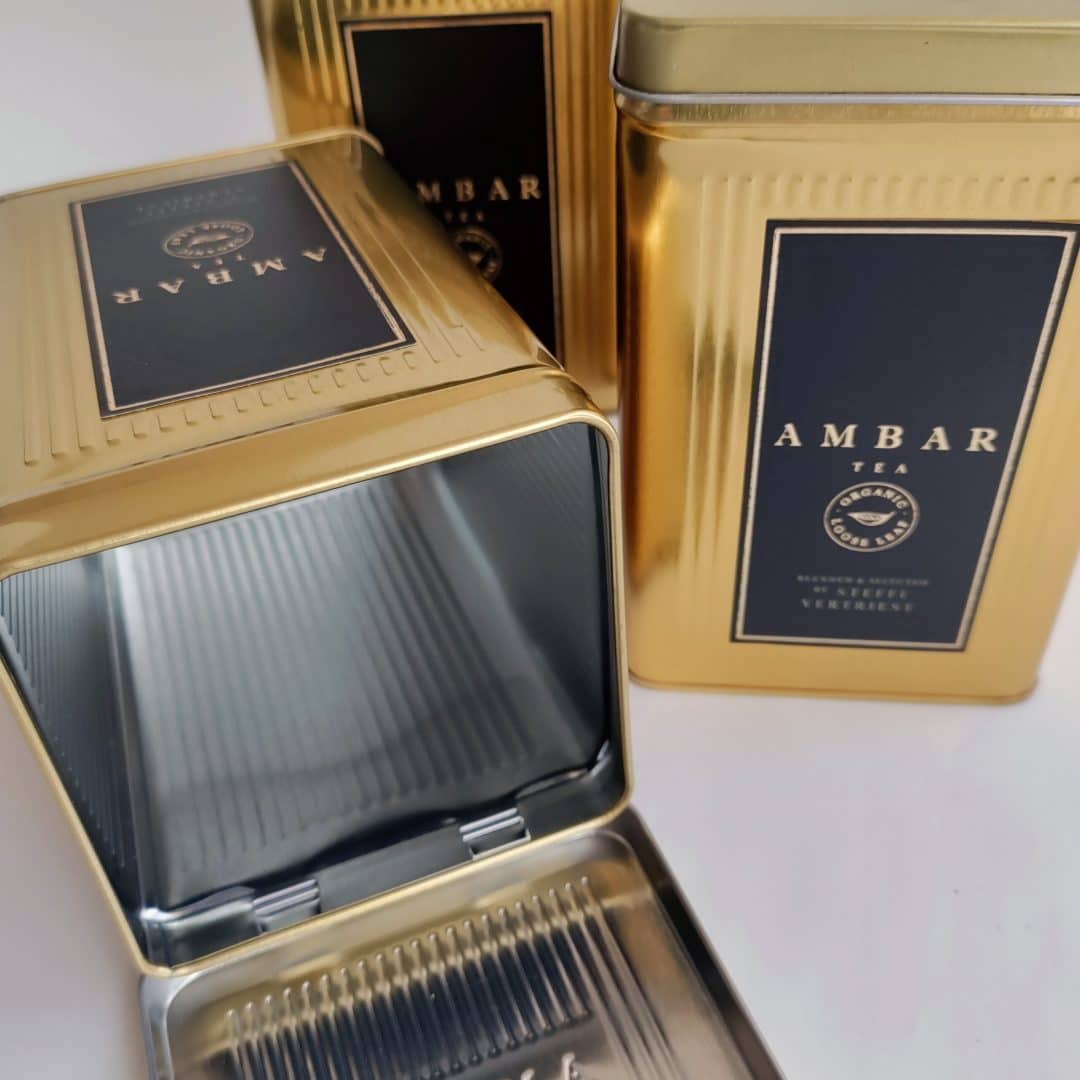 AMBAR theeblik zwart label