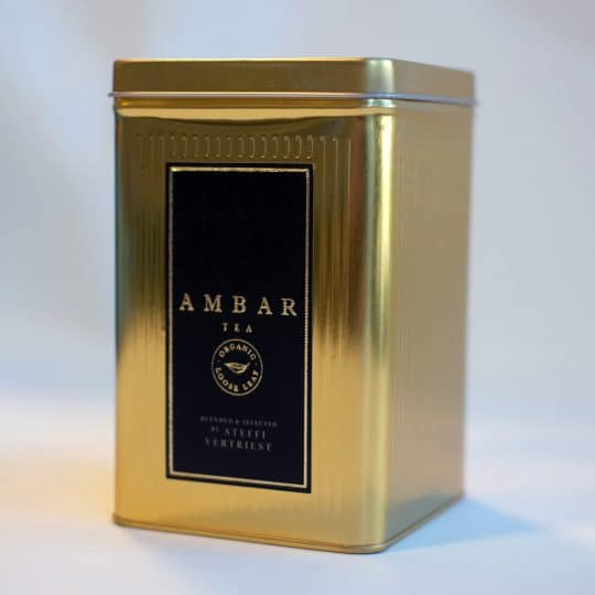 AMBAR theeblik zwart label